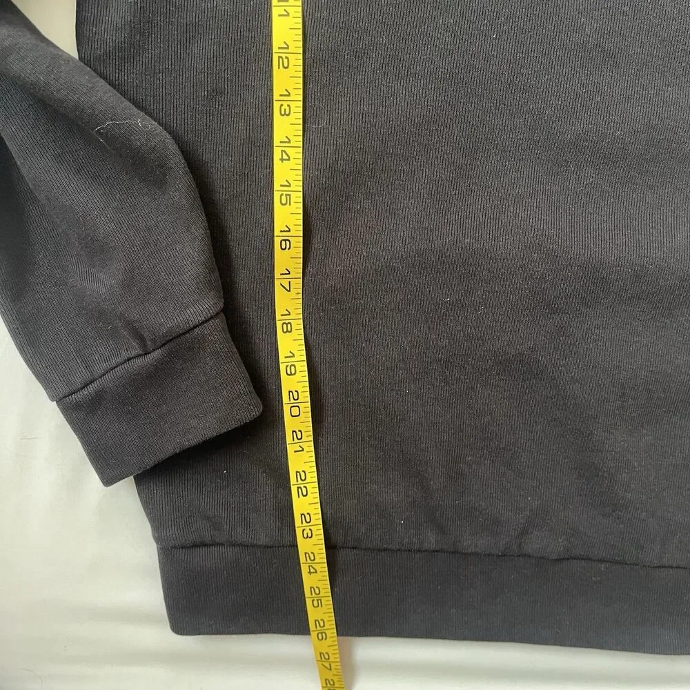 U.S. Polo Assn 1/4 Quarter Zip Sweater Men 2XL XXL Black Knit Pullover Ribbed